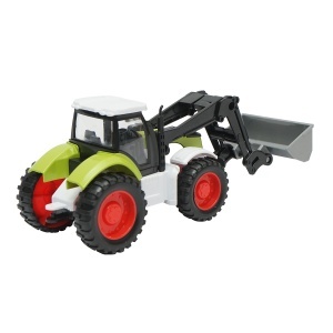 Tractor verde cupa frontala, 175x65x80mm jucarie copii +3 ani - Img 4