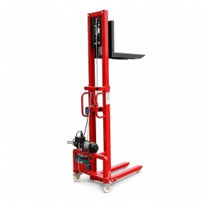 Transpalet manual 300kg cu ridicare electrica 12V, inaltime maxima 1.6m, telecomanda wireless - Img 9