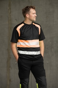Tricou Negru-Portocaliu SevenKings - Img 4