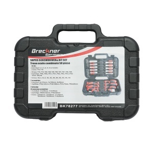 Trusa surubelnite si biti combinate 58 piese Breckner Germany - Img 2