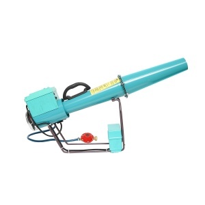 Tun electric pe baterie cu incarcator priza 220V, explozie pe gaz pentru speriat pasari Breckner Germany - Img 4
