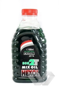 Ulei pentru amestec verde Eco 2T, Hexol 1L