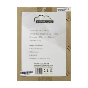 UPS SilverCloud 850VA cu ecran LCD sinusoida pura pentru centrale termice - Img 7