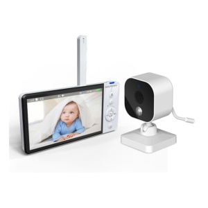 Video Baby Monitor PNI BM500 ecran 5 inch wireless 2.4 Ghz, senzor temperatura, VOX, vedere nocturna - Img 3