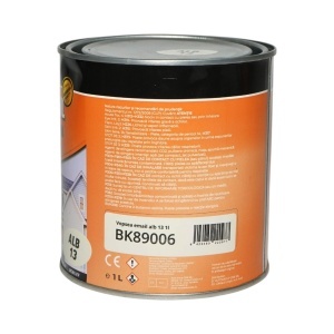 Vopsea email anticoroziva 3 in 1 alb 013 pe baza de solvent 1L, direct pe rugina, interior si exterior 1L Breckner Germany - Img 3