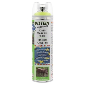 Vopsea spray pentru marcaje forestiere DISTEIN, 500ml, galben fluorescent