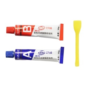 Adeziv acrilic bicomponent 10+10ml - Img 2