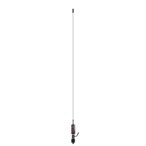 Antena CB LEMM TURBO IMPERO, Black, lungime 200 cm, castig 7dB, 26.5-28Mhz, 2500W, cablu RG58 4m, fabricata in Italia - Img 2