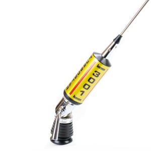 Antena CB LEMM TURBOSTAR 3001, Gold, 2000W, 26.5-28MHz, 200 cm, cu cablu RG58 4 m si mufa PL259, fabricata in Italia - Img 6