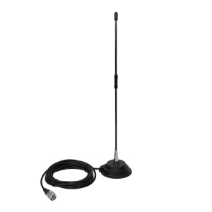 Antena CB PNI Extra 40, cu magnet inclus, lungime 45 cm, 30W, 26-30MHz, SWR 1.0, fibra de sticla - Img 2