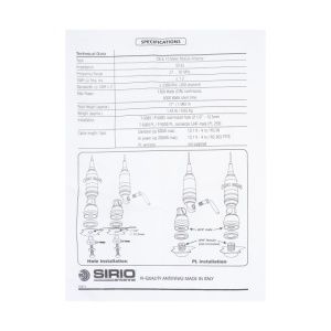 Antena CB Sirio Performer 5000 PL, 196.5cm Cod 2218505.51 fara cablu - Img 3