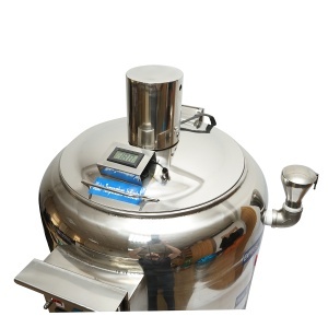 Aparat automat de pasteurizare din inox pentru lapte, sucuri, capacitate 20L 305x350x300mm - Img 9