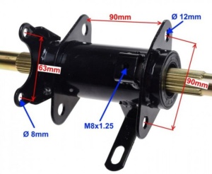 Ax roti spate ATV 90cc - 110cc (model 3) - Img 3