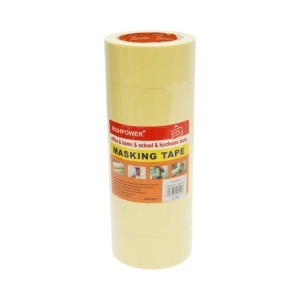 Banda adeziva mascare uz general 48mm x 36m din hartie galbena HighPower - Img 7