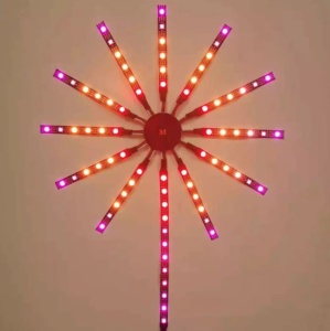 Banda LED model artificii 11x0.5+1x2m 5V, USB, bluetooth, control vocal, aplicatie RGB+IC Breckner Germany - Img 1