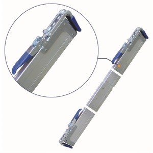 Bara orizontala fixare marfa - aluminiu 1,9 - 2,2 m