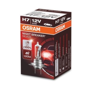 Bec far H7 55W 12V NIGHT BREAKER SILVER +100% , OSRAM