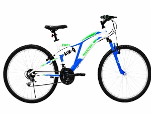 Bicicleta MASTER 26 inch alb cu albastru