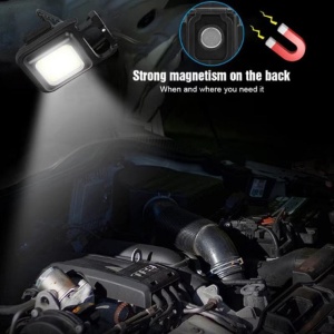 Breloc chei cu lanterna LED COB - Img 5