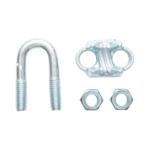 Brida zincata DIN 741-19 pentru cablu de 19 mm Breckner Germany - Img 2