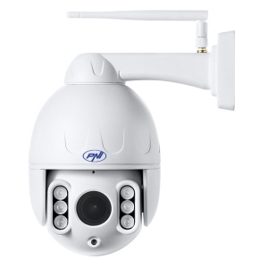 Camera supraveghere video PNI IP652W WiFi PTZ 1080p 2MP 5X Zoom optic, stand-alone, H265 slot microSD Night Vision 50m IP66 Alarma detectie miscare Comunicare audio bidirectionala - Img 5
