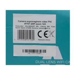 Camera supraveghere video PNI IP757 Dual Lens 2MP zoom optic 12X - Img 3