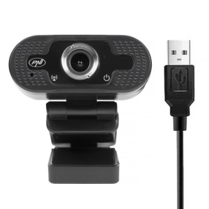 Camera Web PNI CW2860 Full HD 4MP, USB, Clip-on, Microfon incorporat, Conectare PC/Laptop, @30fps, Corectie automata de culoare - Img 4