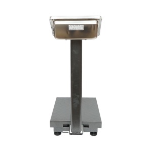 Cantar electronic de podea 150kg tip platforma 400x300mm cu brat pliabil, afisaj LCD Breckner Germany - Img 6