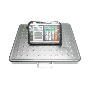 Cantar electronic de podea 300kg fara fir cu display WiFi, platforma 510x410mm Breckner Germany - Img 2