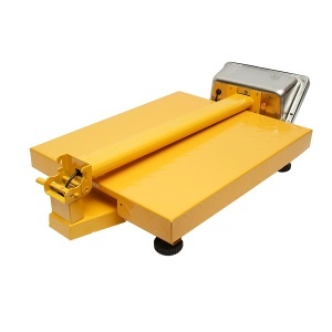 Cantar electronic de podea tip platforma 350 Kg cu brat pliabil, ecran LCD Breckner Germany - Img 3