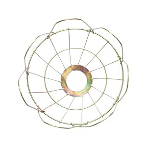 Capac pentru lampa incalzire pui, animale, sarma galvanizata 21x15.5x4.5cm - Img 4