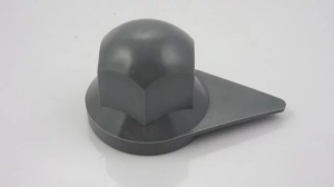 Capac piulita roata gri cu indicator 32 mm