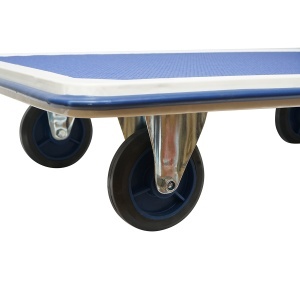 Carucior depozit cu platforma de transport 300Kg 910x610x875mm - Img 6