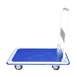 Carucior depozit cu platforma de transport 300Kg 910x610x900mm - Img 2