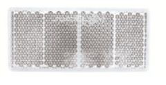 Catadioptru reflectorizant dreptunghiular alb