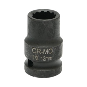 Cheie tubulara de impact bihexagonala 13mm, 38mm, patrat 1/2 inch Cr-Mo Breckner Germany