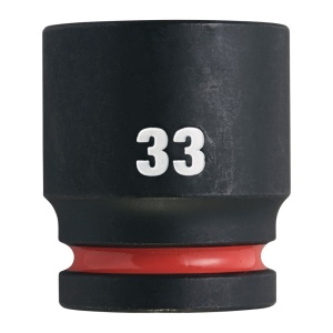 Cheie tubulara de impact, scurta, cu patrat de 3/4", 33mm Milwaukee