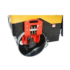 Cilindru compactor 1500kg cu tamburi 900mm si motor diesel Kubota D1105, 25CP, pornire electrica - Img 5