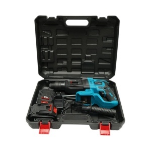 Ciocan rotopercutor 2.5J cu 2 acumulatori 21V, 4Ah Li-ion, brushless, SDS-Plus, 4 functii, frecventa 0-4550 lovituri /min Breckner Germany - Img 2