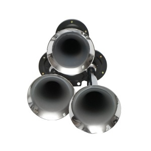 Claxon 3 trompete pentru compresor aer 12/24V - Img 4