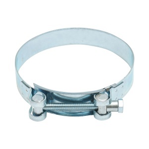 Colier forta, clema metalica zincata cu surub W1 pentru furtunuri 113-121mm Breckner Germany