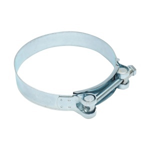 Colier forta, clema metalica zincata cu surub W1 pentru furtunuri 113-121mm Breckner Germany - Img 4