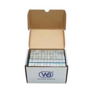 Contragreutati autoadezive zincate echilibrare roti Fe 60g (5gx12 buc) 100 benzi/cutie - Img 2