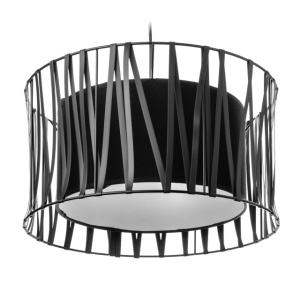 Corp de iluminat suspendat ADVITI NAVI 400 1P AD-LD-6241BE27T, E27, maxim 60W, negru - Img 2
