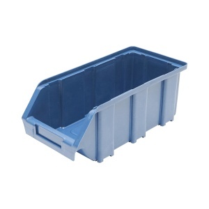 Cutie plastic depozitare 103x230x95mm albastra