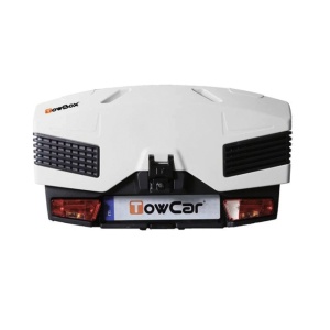 Cutie portbagaj pe carligul de remorcare TowBox Evo, Arctic Alb - Img 2
