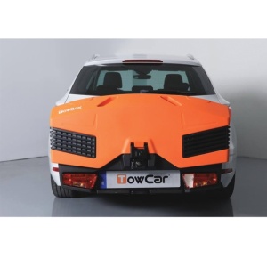 Cutie portbagaj pe carligul de remorcare TowBox Evo, Sport Portocaliu - Img 4