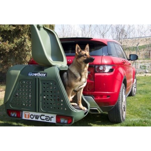 Cutie portbagaj pe carligul de remorcare Towbox V2 DOG Gri - Img 6