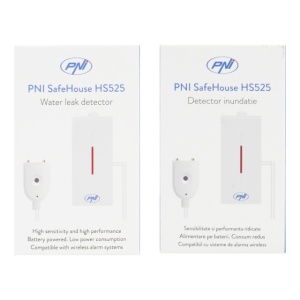 Detector inundatie PNI SafeHouse HS525 wireless pentru sistem de alarma la efractie - Img 5