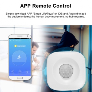 Detector miscare inteligent PNI SafeHome PT02 WiFi, aplicatie mobil Tuya Smart, integrare in scenarii si automatizari smart cu alte produse compatibile Tuya - Img 7